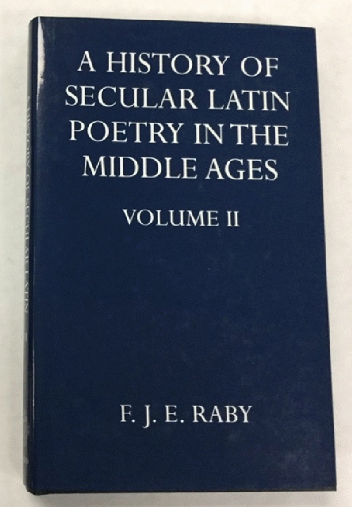 Image for History of Secular Latin Poetry In 2VOL (Oxford University Press Academic Monograph Reprints)